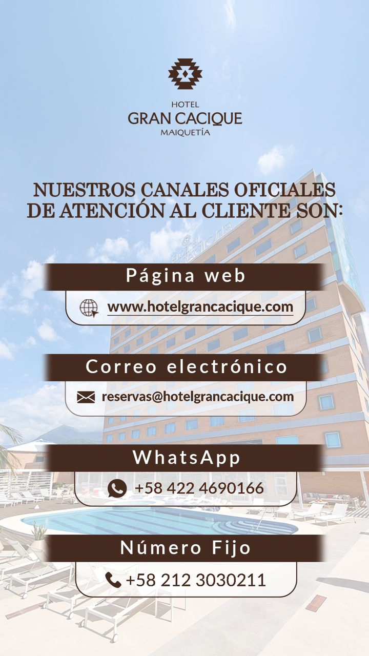 Our official's booking channels.